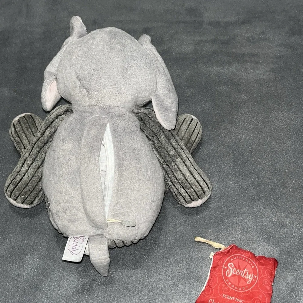 Scentsy Buddy Elephant Stuffed Animal Plush Corduroy Sensory With‎ Scent Pack